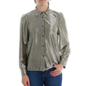 CAMICIA LAMINATA ORO